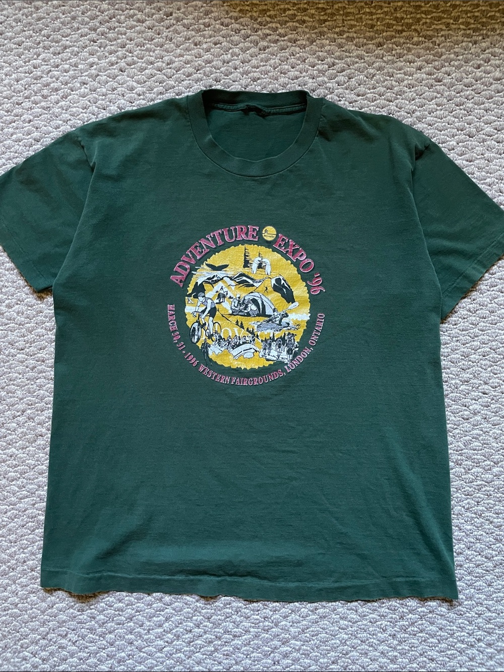 Vintage adventure expo single stitch t shirt